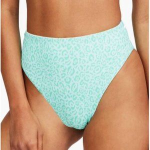 Billabong Women Sweet Tropics Reversible Rise Bikini Bottoms Sz S High Waist NEW